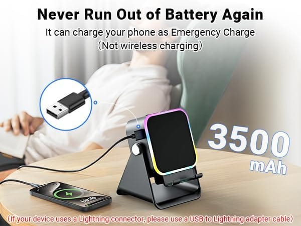 3500mAh emergency charger