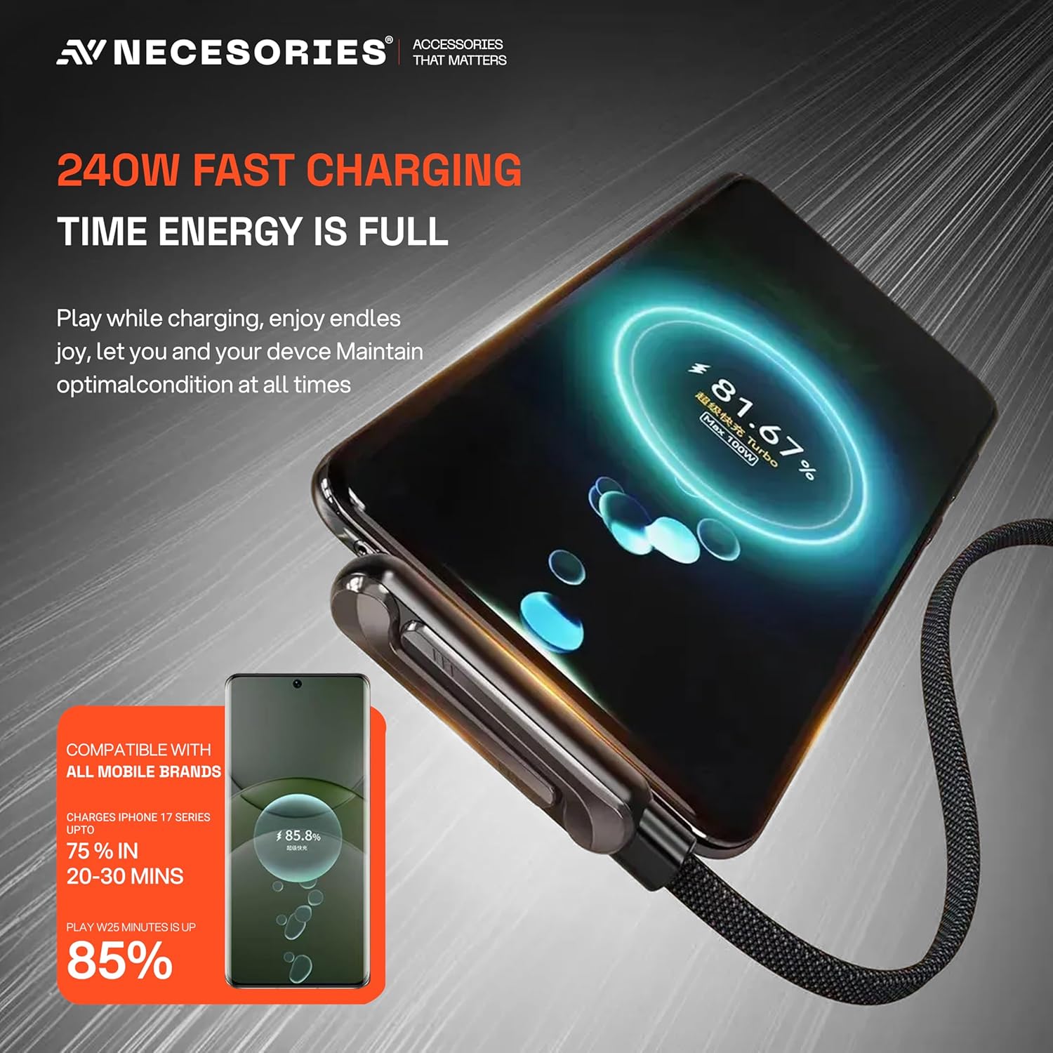 240W fast charging