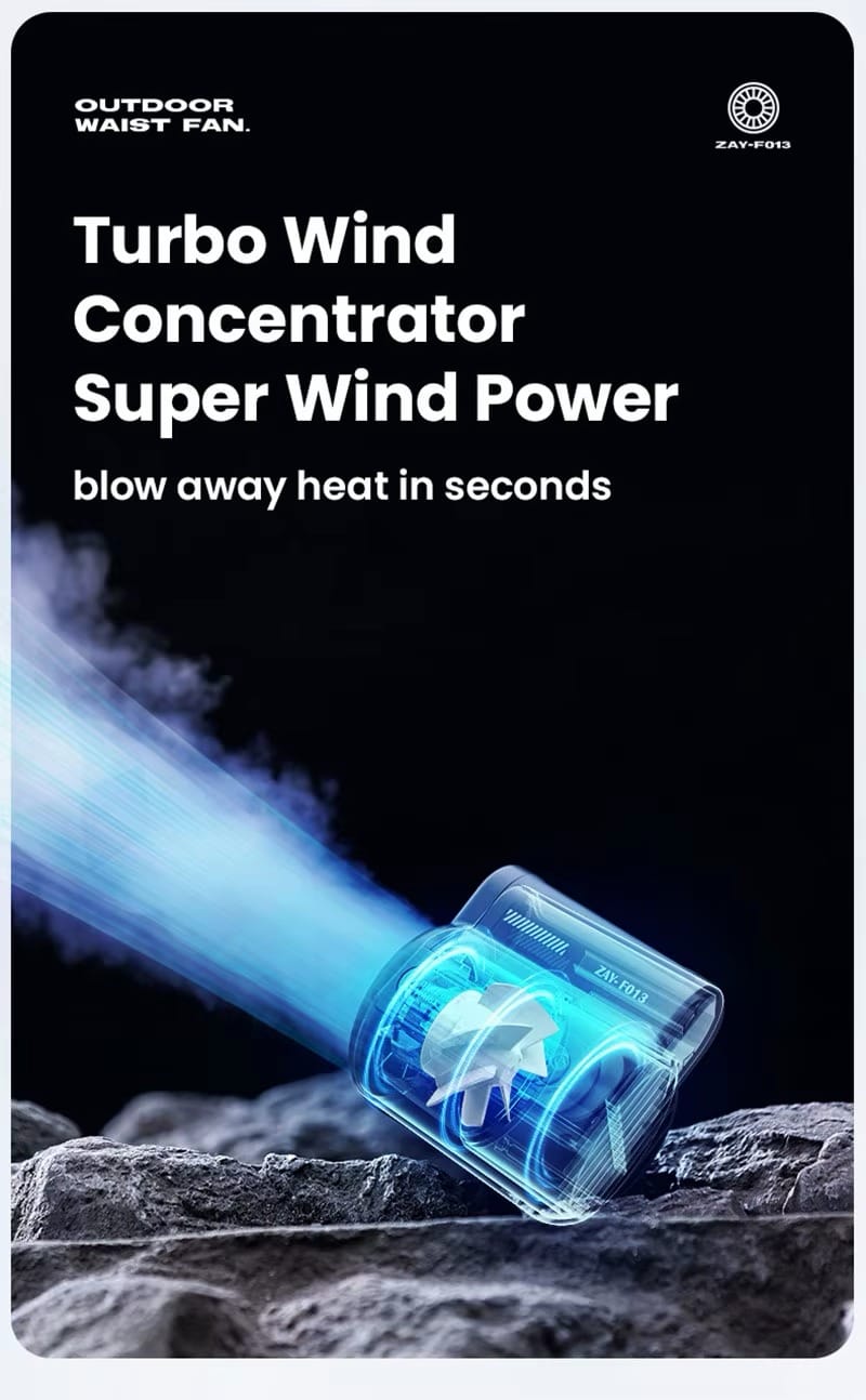 High-velocity air rises up your shirt