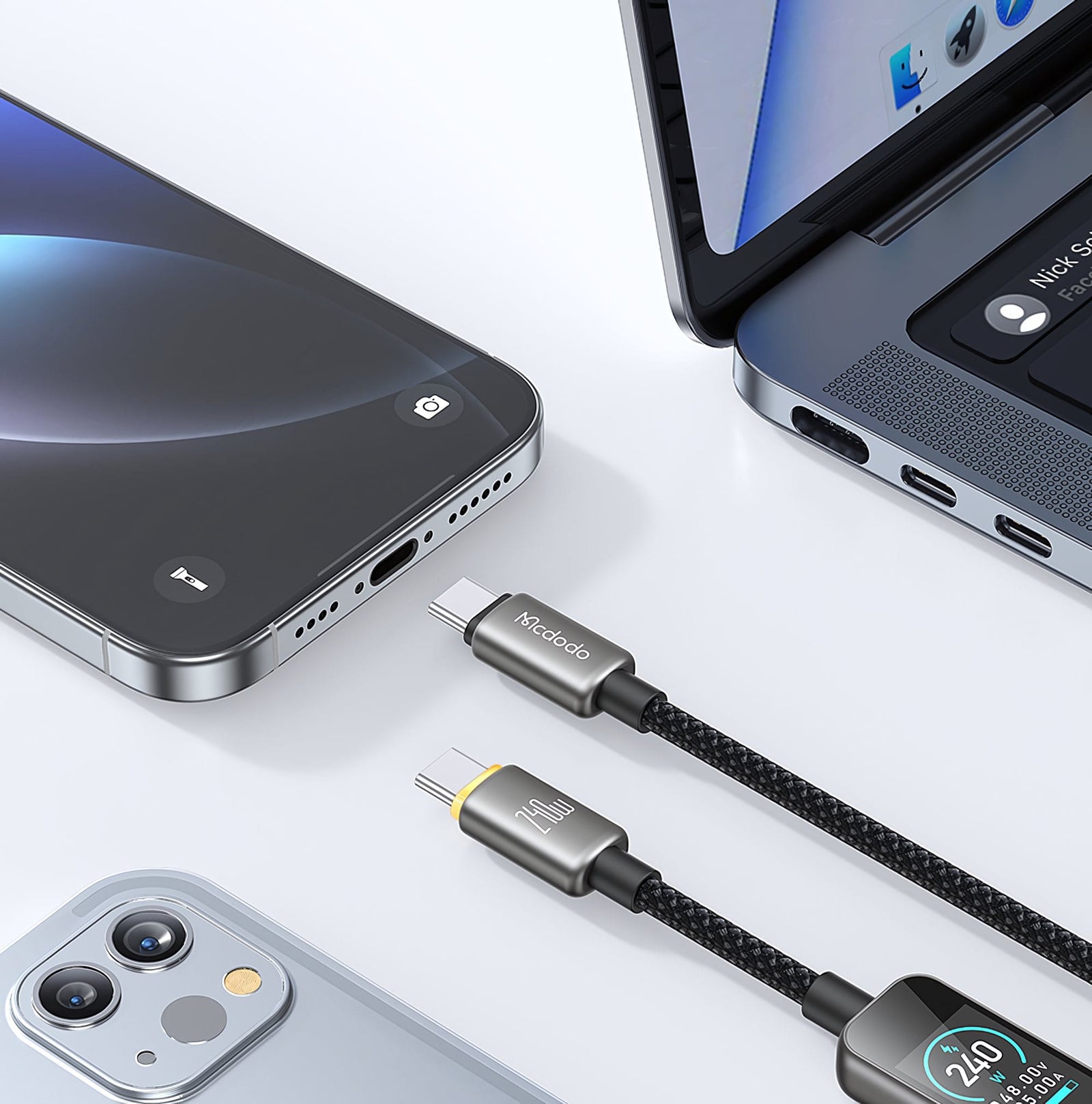 One cable, two devices