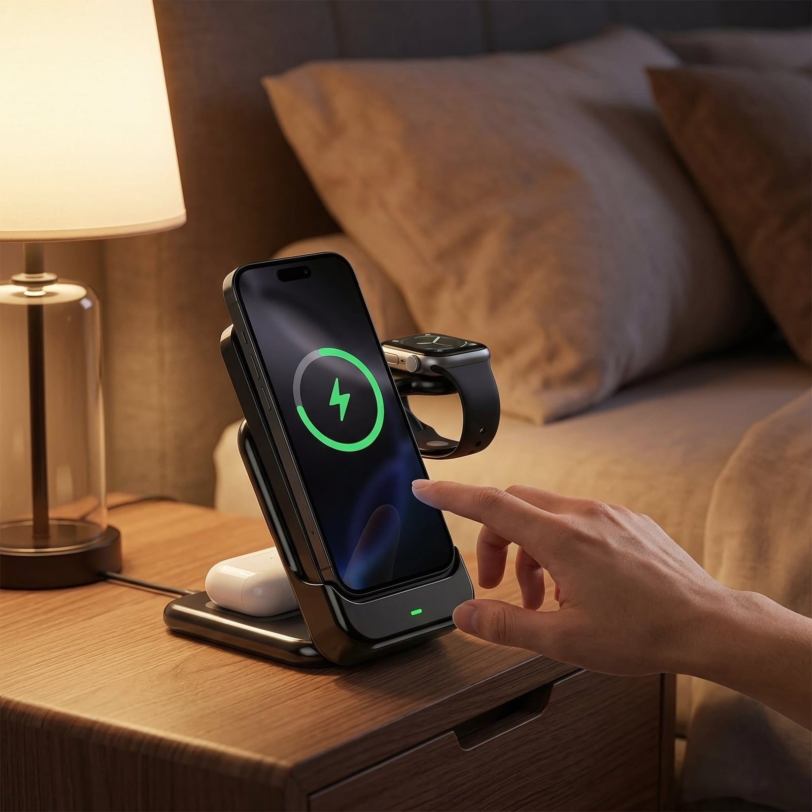 Wake up charged