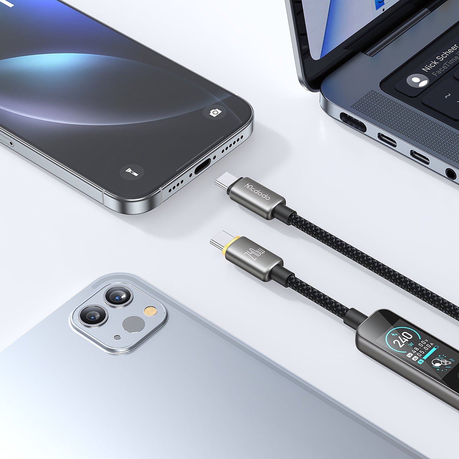 Plug into your charger and device